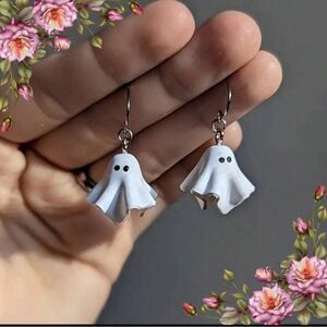 Cute Halloween Ghost Drop Earrings‎